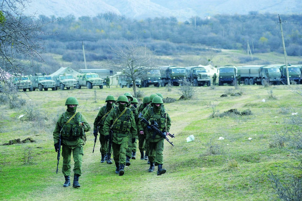 Перевальное. Высадка российского десанта в Крыму.